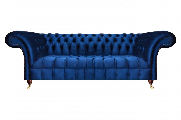 Neu Modern Zweisitzer Sofa Couch Wohnzimmer Chesterfield Polstermöbel
