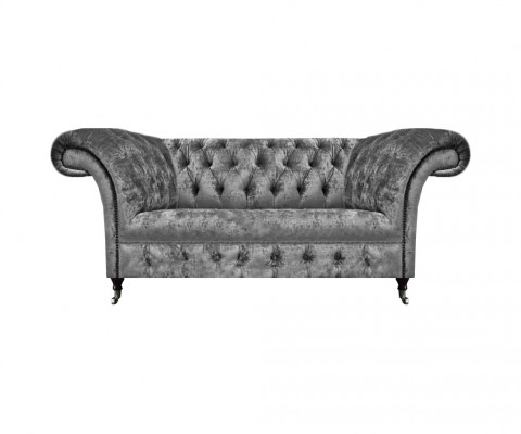 Wohnzimmer Zweisitzer Sofa Couch Modern Chesterfield Polstermöbel Neu
