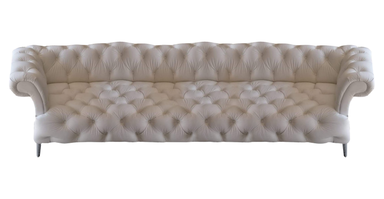 Chesterfield Weiß Viersitzer Leder Neu Sofa Couch Einrichtung Modern Wohnzimmer