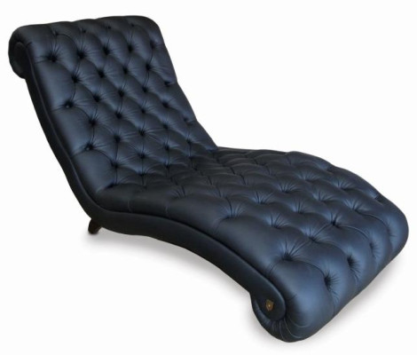 Chesterfield Liege Chaiselongues Couch Sofa Ledersofa Vintage Kristallen NEU