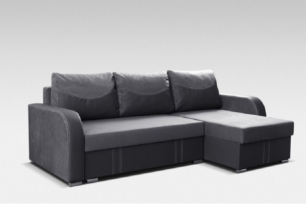 Eckgarnitur Sofa Designer Sofa Bettfunktion Bettkasten Schlafsofa Ecksofa Couch