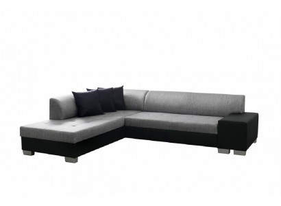 L-Form Designer Sofa mit Bettfunktion Wohnlandschaft Schlafsofa Ecksofa Couch
