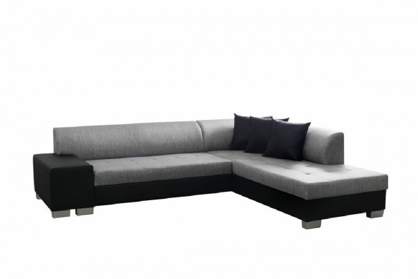 L-Form Designer Sofa mit Bettfunktion Wohnlandschaft Schlafsofa Ecksofa Couch