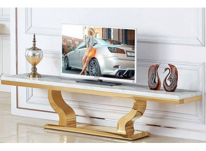 Modernes Sideboard tv Regal Edelstahl Kommode Board Neu Konsolen