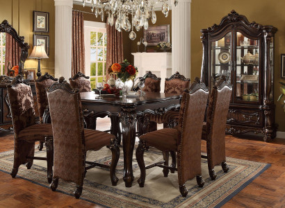 Komplett Set Esstisch 6 Stühle Esszimmer Set Ess Gruppe Holz Tisch Tische