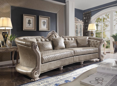Big xxl Sofa Couch klassische Möbel Polster Sofas 4 Sitzer Barock Textil Couchen