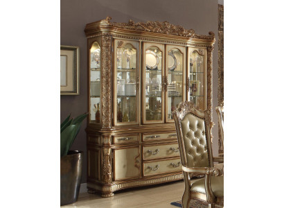 Luxus Schaufenster Vitrine Vitrinen Schrank Glas Antik Stil Barock Rokoko