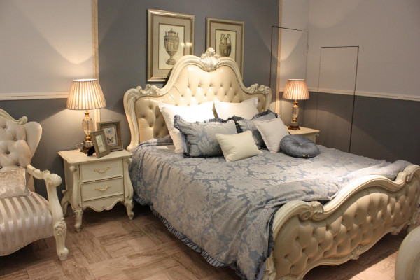 Design Bett Doppel Luxus Schlaf Zimmer Deko Betten Leder Hotel 180x200cm
