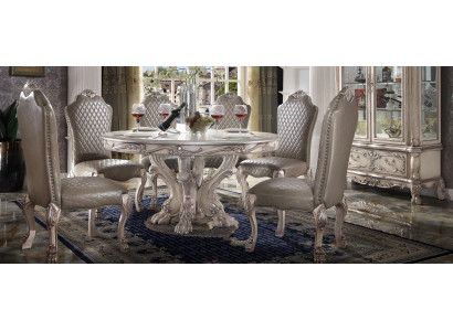 Esszimmer Stuhl Sessel Set 6x Stuhl ohne Armlehnen Luxus Sessel Barock Stühle