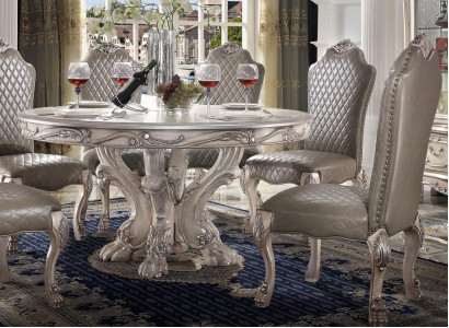 Esszimmer Stuhl Sessel Set 6x Stuhl ohne Armlehnen Luxus Sessel Barock Stühle
