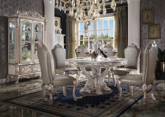 Esszimmer Stuhl Sessel Set 6x Stuhl ohne Armlehnen Luxus Sessel Barock Stühle