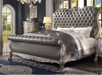 Bett Doppel Betten Hotel 180x200 Italienische möbel Luxus Barock