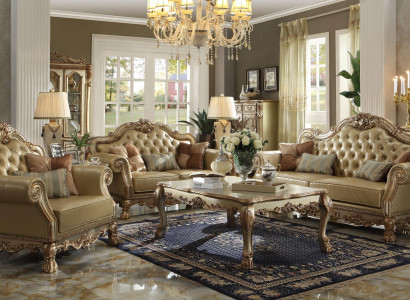 Sofagarnitur 3+1+1 Sitzer Set Relax Design Sofas Polster Couchen Leder