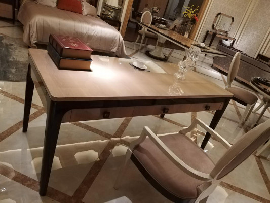 Büro Office Kanzlei Tisch Regal Akten Schrank Schreib Moderner Holz