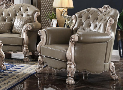 Barock Sessel Einsitzer Polster Sofa Couch Fernseh Couchen Design Wohnzimmer Neu