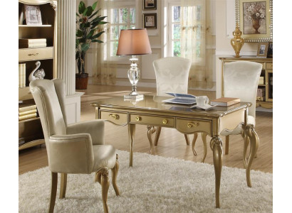 Schreibtisch Büro Tisch Klassischer Designer Office Tische Rokoko Barock Neu