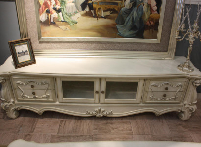 Sideboard TV Lowboard RTV Schrank Tisch Wohnzimmer Holz Deko Klassisch