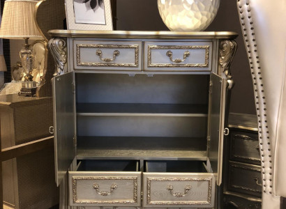 Buffet Anrichte Kommode Echte Handarbeit Holz Barock Rokoko Anrichten Kommoden