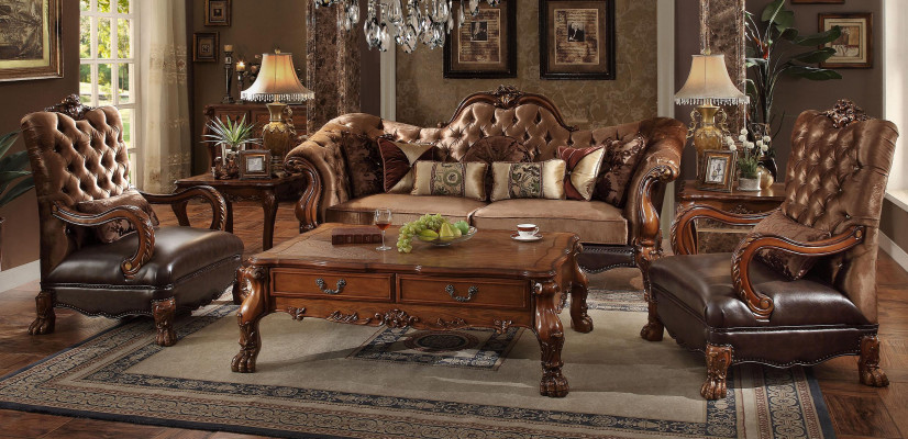 Design Sofagarnitur 3+1+1 Sitzer Couchtisch Beistelltisch 6 tlg.Wohnzimmer