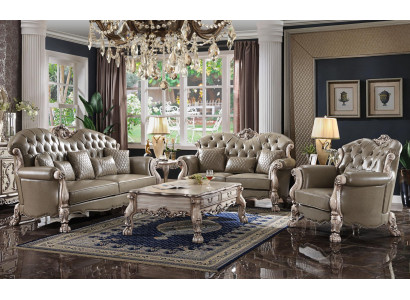 Barock Chesterfield Sofagarnitur Klassische Sofa Möbel Couch Garnitur Sofas Neu