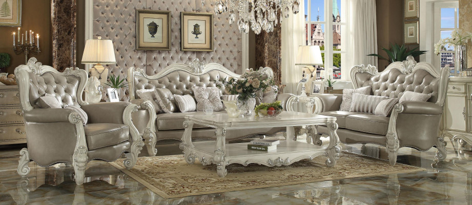 Sofagarnitur 3+2+1 Sitzer Klassischer Deko Wohnlandschaft Sofas Couchen