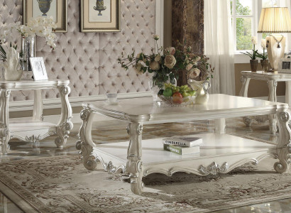 Edler Designer Klassischer Couchtisch Deko Beistelltisch Tisch Holz Barock