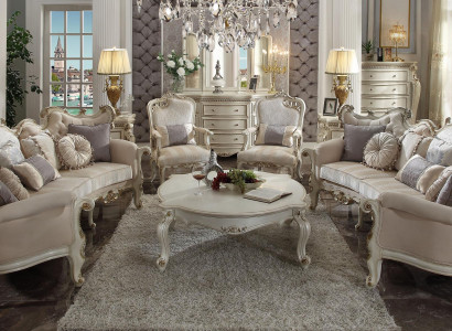 Sofagarnitur Couch Polster Klassik 4+4+1 Sitzer Set Design Sofas Polster