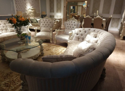 Komplett Set Sofagarnitur Sitz Polster Garnitur Design Wohnlandschaft