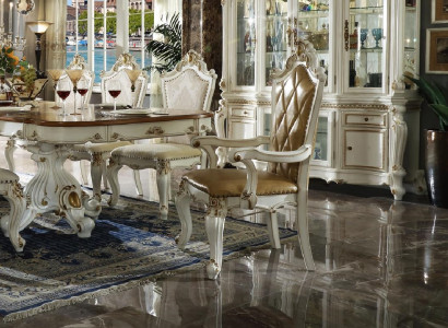 Esszimmer Stühle 1x Stuhl Deko Sessel Set Lounge Club mit Armlehnen Luxus