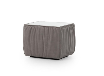 Nachttisch Braun Holz Möbel Design Beistelltisch Schlafzimmer Tisch