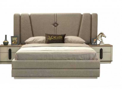 Bett Nachttisch 3tlg Schlafzimmer Set Stilvoll Design Modern Luxus Betten