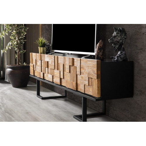Modern Holz Kommode Sideboard Fernseher Ständer Schrank Möbel 180cm