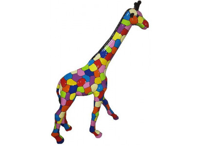 Design Wohn Deko Statuen Skulpturen Figuren Abstrakte Giraffe Figur Dekoration