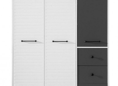 Stilvoll Kleiderschrank Holz Schrank Design Weiße inderzimmer Möbel