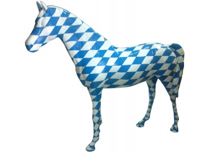  Pferd Bayern Wappen Dekoration Figuren Abstrakt Statuen Skulptur Pferd