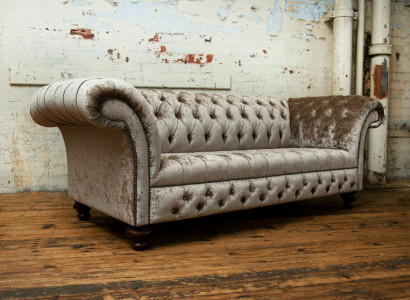 Design Dreisitzer Couch Polster Sofa Moderne 3er Sitz Sofas Zimmer Möbel Grau