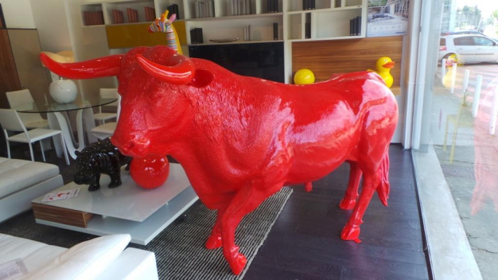 Designer Abstrakte Figur Moderne Figuren Dekoration Stier Garten Skulpturen Neu