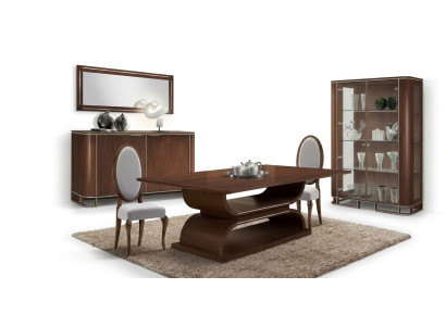 Esstisch 4х Stühle Vitrine Sideboard 8tlg Esszimmer Set Gruppe Garnitur