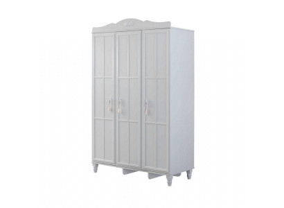 Luxus Kleiderschrank Kinderschrank Holzschrank Schrank Holz Weiß