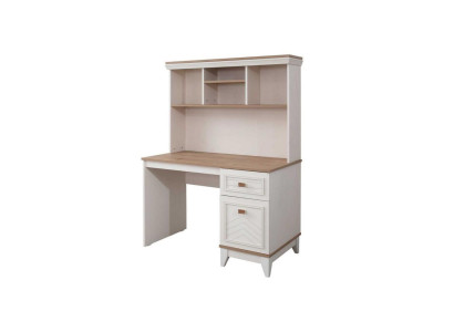 Schreibtisch Schrank Computertisch Weiß Büromöbel Holz Tisch Regale