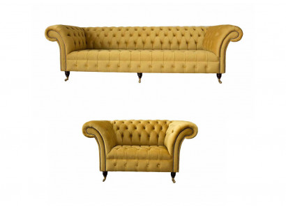 Sofagarnitur 3+1 Sitzer Set Design Sofas Polster Couchen Moderne
