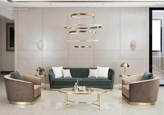 Sofagarnitur 3+2+1 Sitzer Set Design Sofas Polster Couchen Moderne Couch Samt