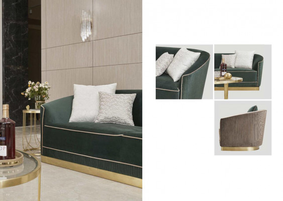 Designer Sofa Sofagarnitur 3+1+1 Sitzer Couch Polster Garnitur Neu