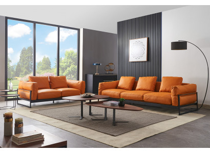 Designer Sofa Sofagarnitur 3+2 Sitzer Couch Polster Garnitur Italienische Möbel