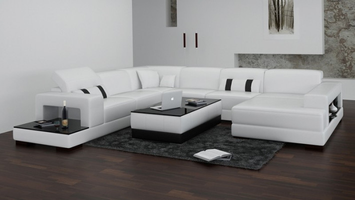 Luxus Couchen Leder Neu Sofa Sitz Eck Garnitur Polster Ecke Couch Design Couch