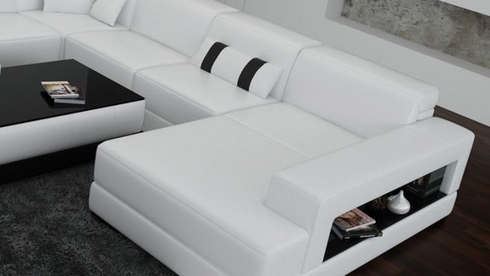 Luxus Couchen Leder Neu Sofa Sitz Eck Garnitur Polster Ecke Couch Design Couch