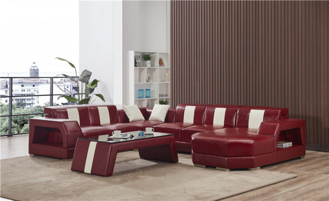 Sofa Sitz Eck Garnitur Polster Ecke Couch Design Couch Luxus Couchen Leder Neu