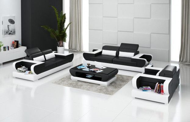 Sofagarnitur 3+1+1 Sitzer Set Design Sofa Neu Polster Couchen Couch Modern Luxus