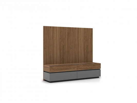 Luxus Komplett Wohnwand Braun Möbel Designer Set Einrichtung TV-Ständer Modern