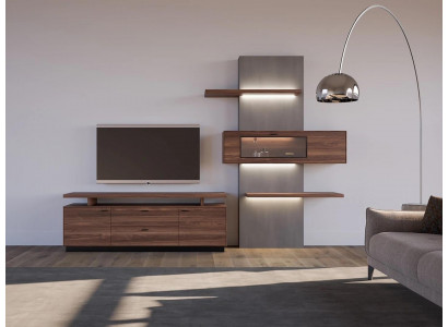 Wohnwand Modern Wohnzimmermöbel Holzmöbel Luxus Komplett Modern Design